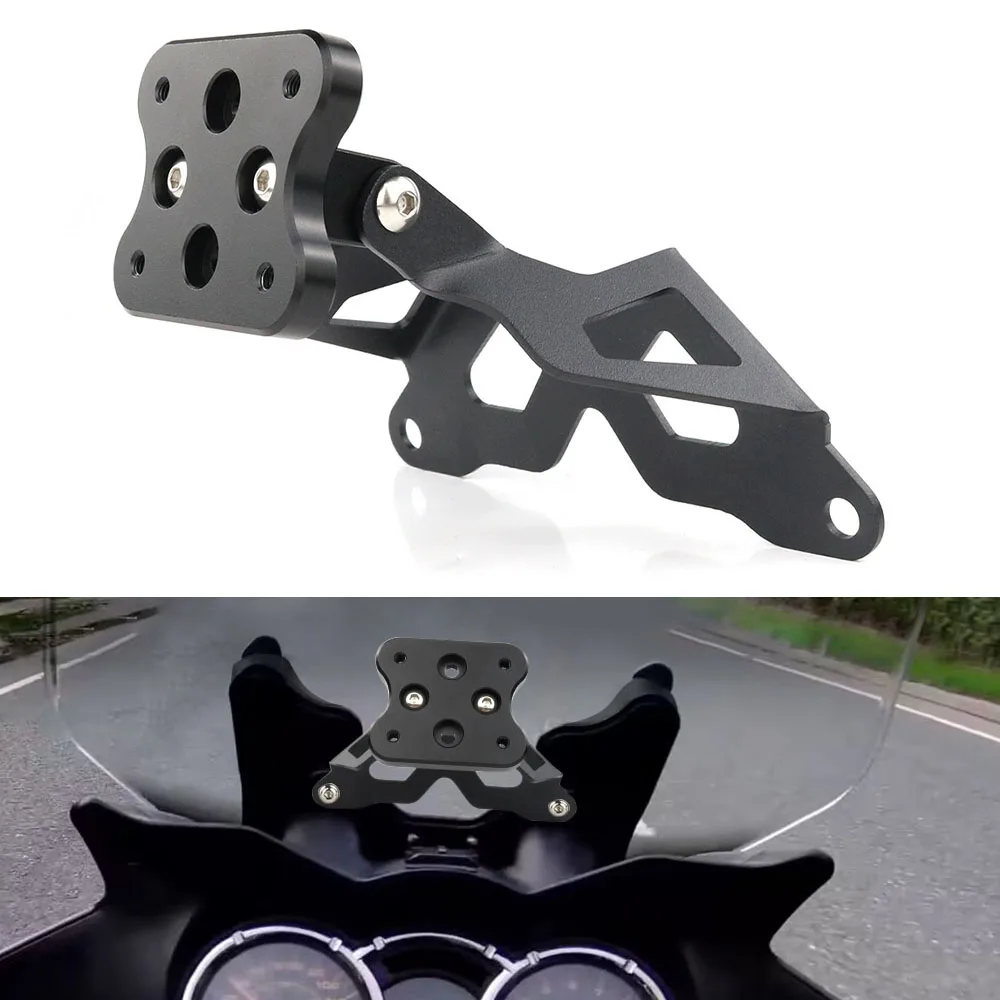 Supporto Sat Nav Adatto Per Suzuki Dl650 Dl1000 V-Strom 650 1000 2004-2011 Supporto Gps Per Moto Adattatore Di Montaggio Staffa Supporto Per Telefono