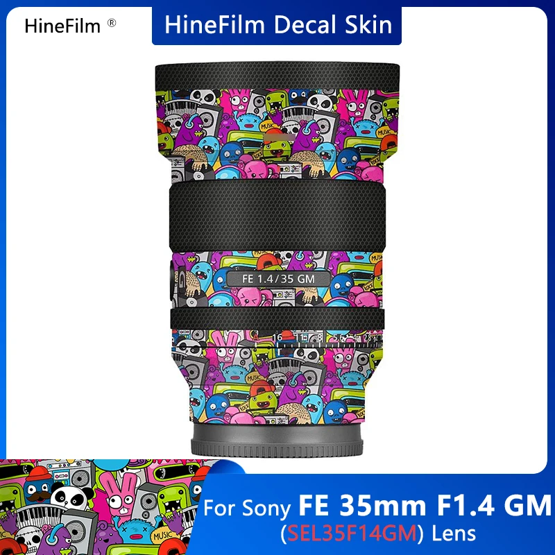 Per Sony 35Gm 1.4 / 35Mm F1.4 Gm Lens Decal Skin Wrap Cover Per Sony Fe35 F1.4Gm ( Sel35F14Gm ) Lens Sticker Cover Film