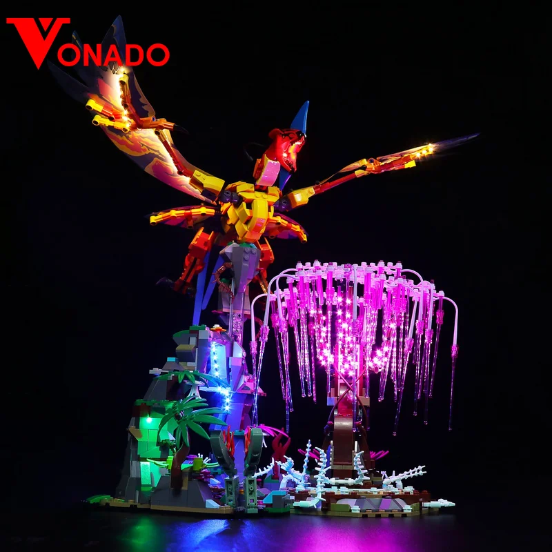 Vonado Building Blocks Light Per 75574 Toruk Makto & Tree Of Souls (Non Includere Il Modello) Set Di Accessori Per L'Illuminazione A Led Giocattoli Fa
