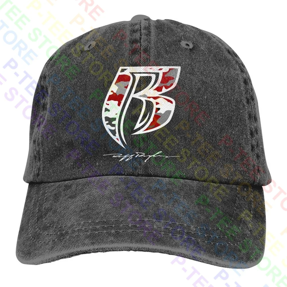 Dmx Ruff Ryders Red Camo Vintage Rap Raging Bulls Toro Berretto Da Baseball In Denim Lavato Cappelli Da Camionista Unisex