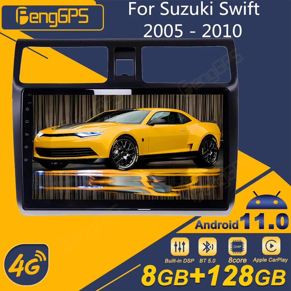 Per Suzuki Swift 2005 - 2010 Autoradio Android 2Din Ricevitore Stereo Autoradio Lettore Multimediale Gps Navi Schermo Unità Principale