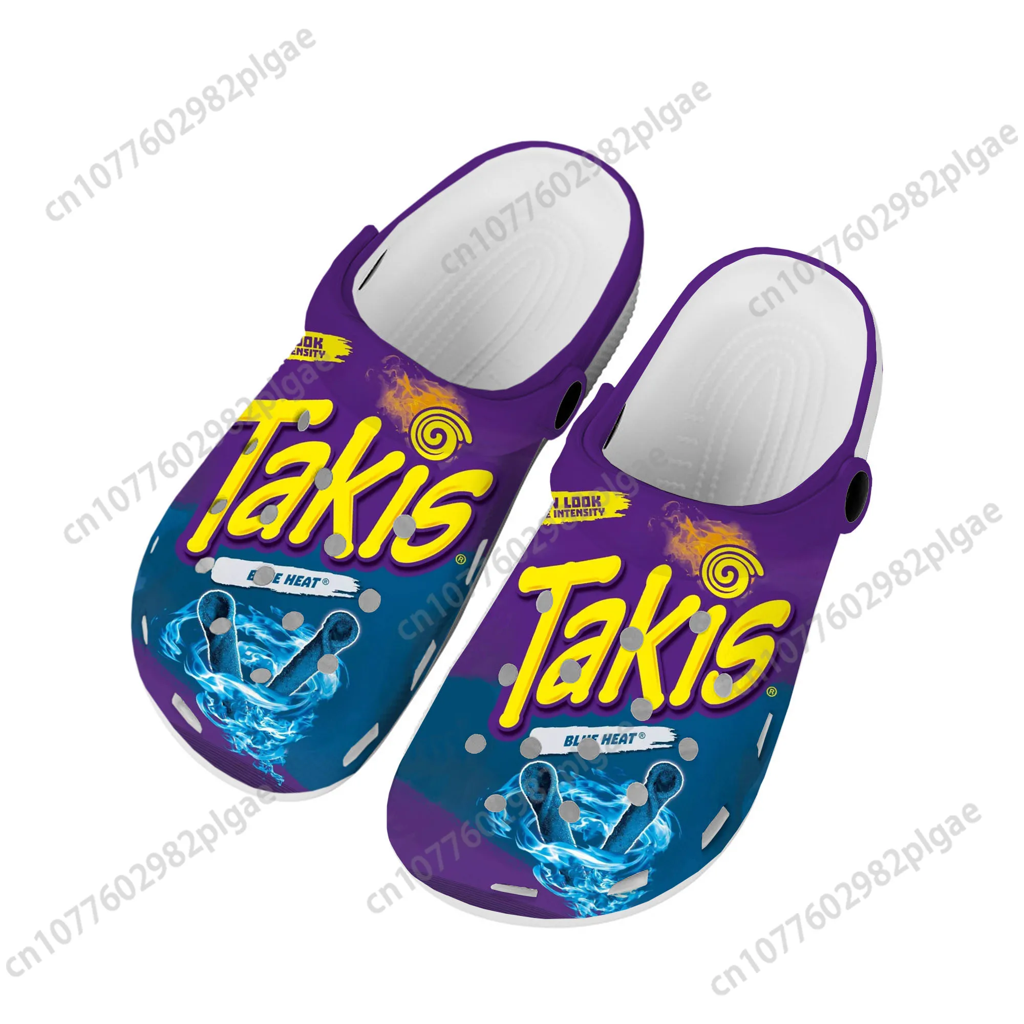 Chips Divertenti Taki Food Snack Stampa 3D Uomo Donna Zoccoli Classici Pantofole Scarpe Eva Ligtweight Sandali Summer Beach Outdoor-7