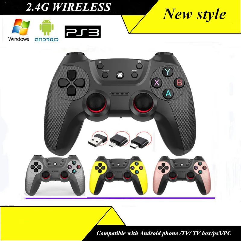 Controller Di Gioco Wireless 2.4G Per Pc Gamepad Joystick Wireless Joypad Per Ps3/Smart Phone/Tablet/ Pc/Andriod Tv Box