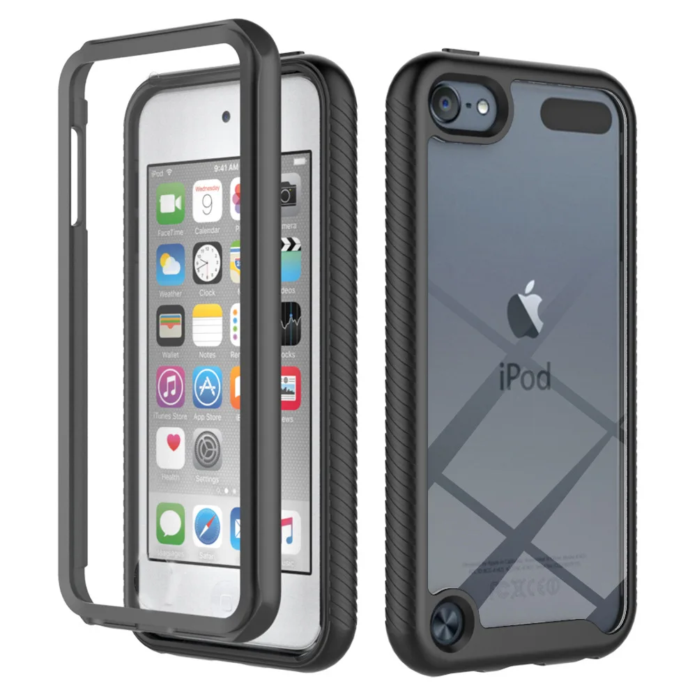 Tpu/Pc Sky Case Per Ipod Touch 5 Touch6 Touch7 Clear Funda Capa Rugged Hybrid Antiurto Shell Heavy Duty Phone Cover