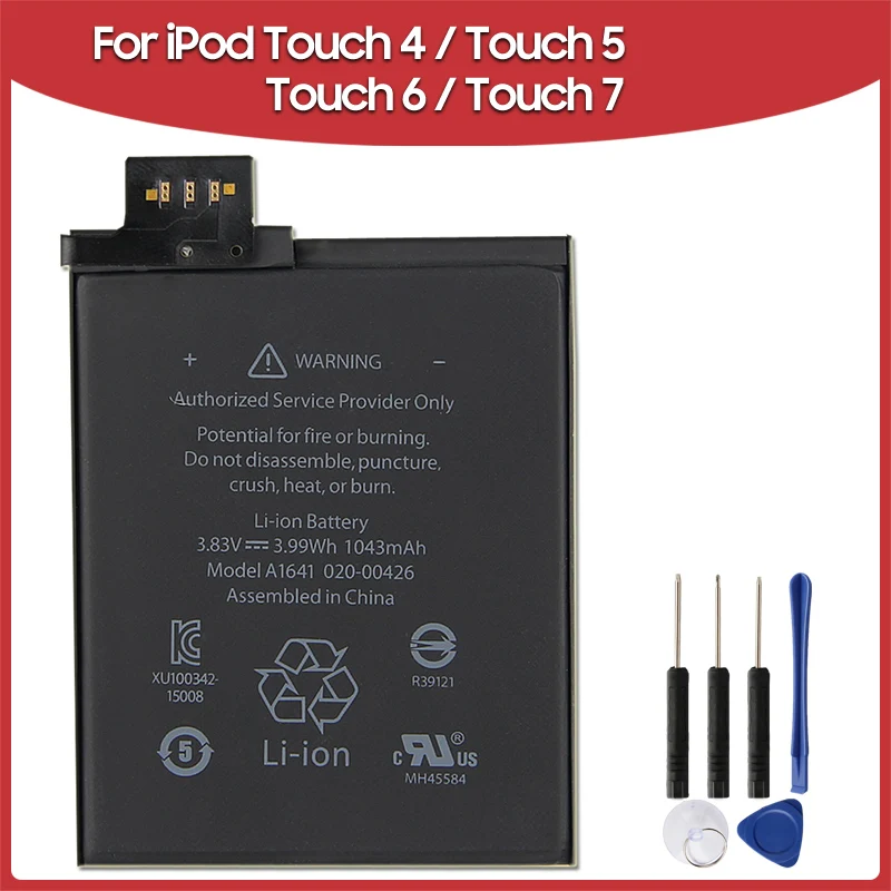 Batteria Di Ricambio A1574 A2178 A1641 A1367 A1421 A1509 Per Ipod Touch6 Touch7 Touch 6 5 7 4 Nuova Batteria Ricaricabile