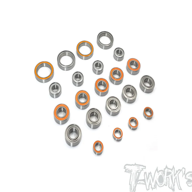 Originale T Works Bbs-Mbx8Eco Set Di Cuscinetti A Sfera Di Precisione (Per Mugen Mbx8 Eco ) 22 Pezzi. Rc Parte