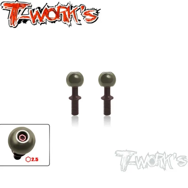 Originale T Funziona To-192-Mbx Allum. Sfera Del Cuscino Con Albero In Acciaio Per Molle (Per Mugen Mbx-7/7R/7Gt/Mbx 8 /Mugen Mbx8 Eco/Mug Rc Part