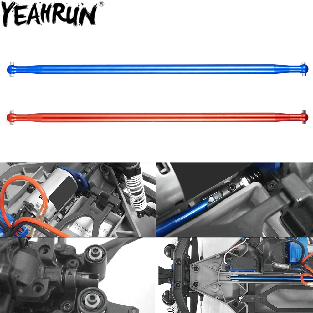 Yeahrun Metal Center Driveshaft Outdrives Dogbone & Joint Drive Cup Per 1/10 Slash 4 X4 4Wd Rally Rc Truck Upgrade Parts