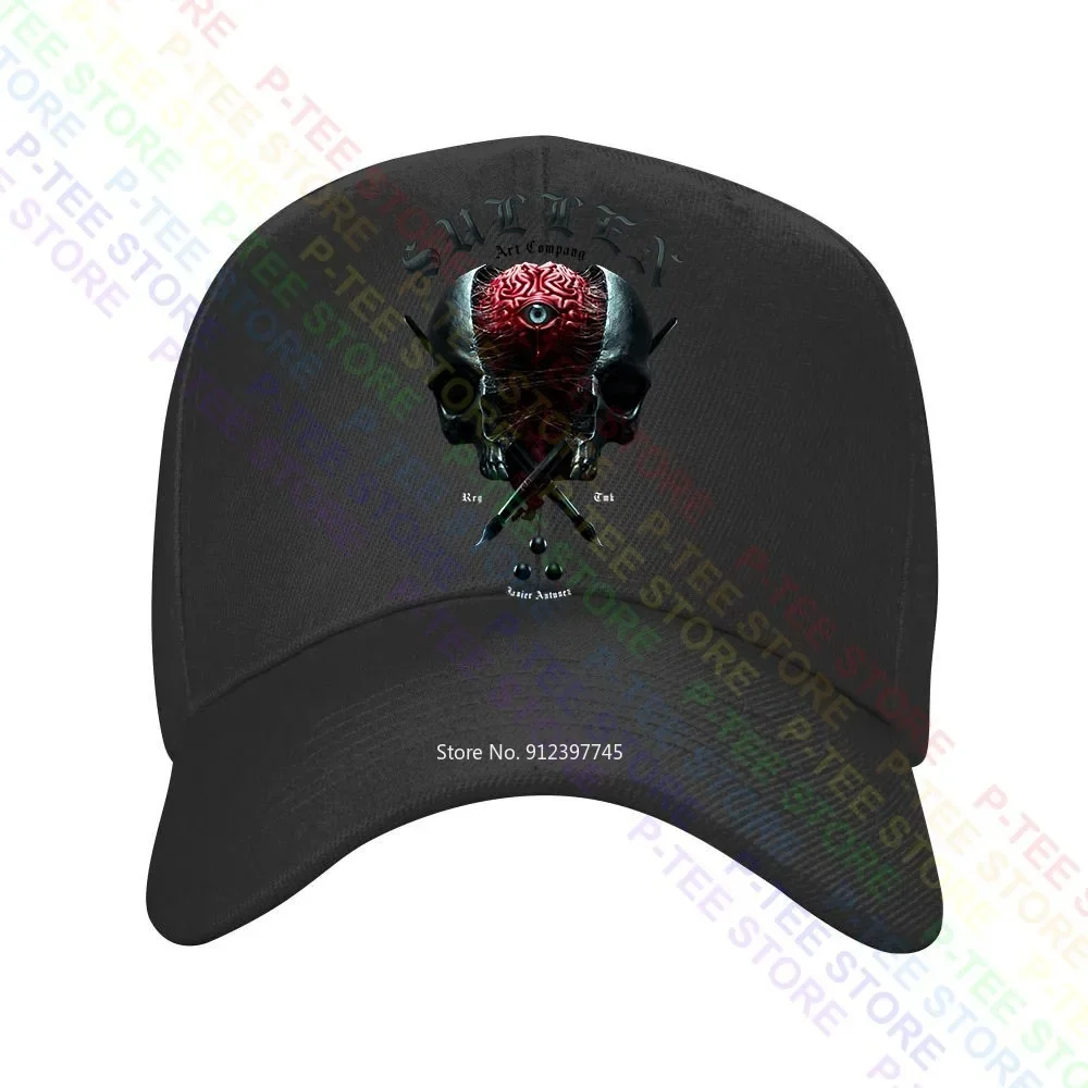 Sullen Mens Minds Eye Black Abbigliamento Abbigliamento Tatuato W Truck Driver Caps Berretto Da Baseball