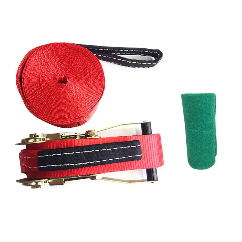 Slackline Kit Slack Line Corda Stretta Balance Training Sport Arrampicata Cord Training Slacklines Walking Backyard Fun For Family