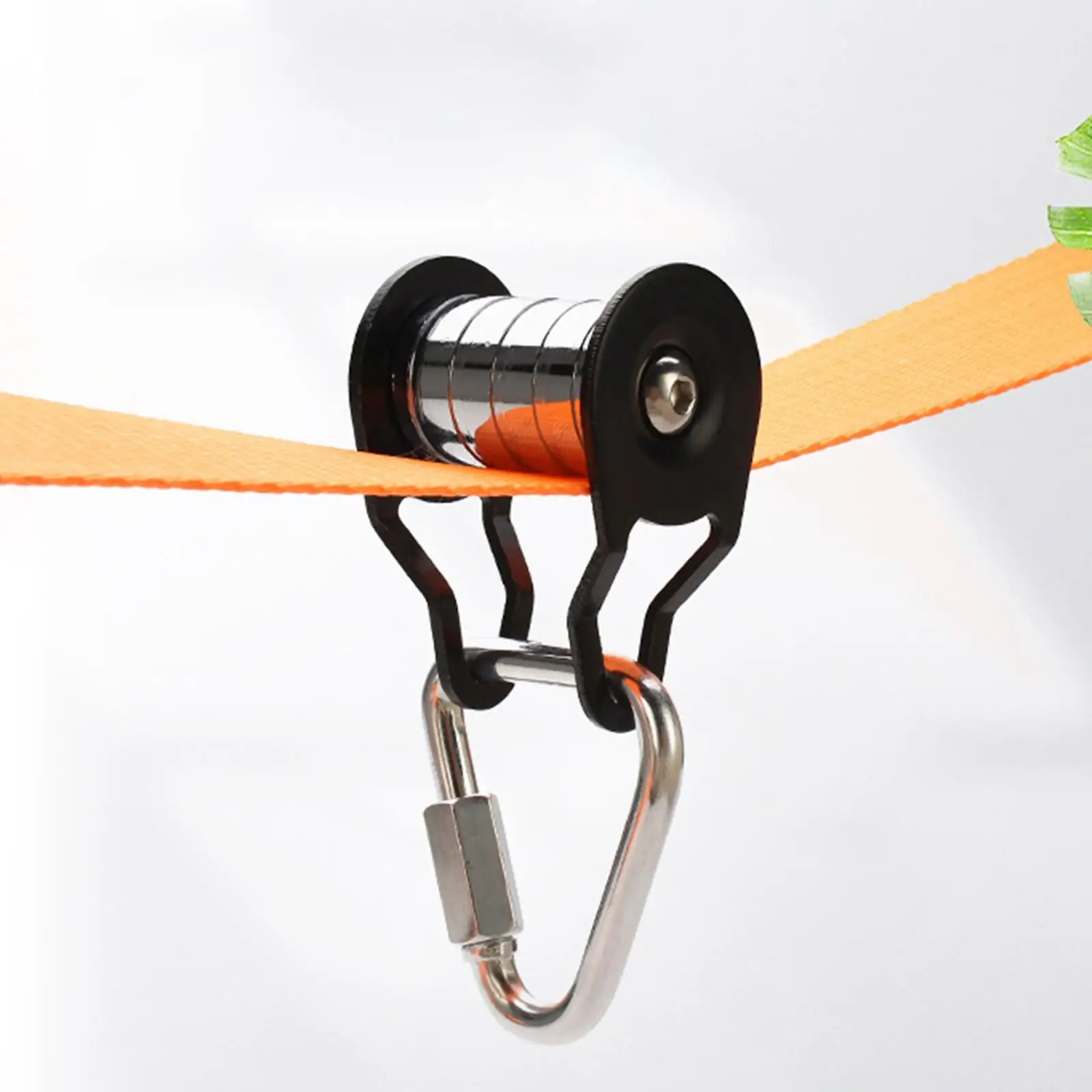Puleggia Slackline Zipline Carico Massimo 110Lb/50Kg Sport Turn Slacklines In Ziplines Kit Zip Line Per Bambini Trainer Lawn