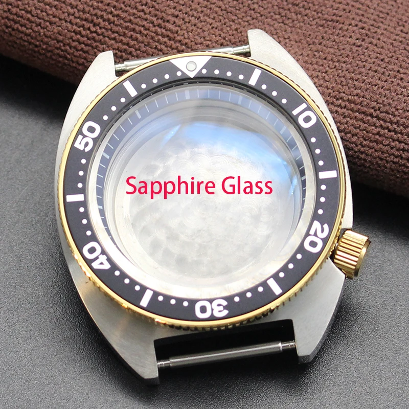 41Mm Mod Case Parts Gold Skx007 Skx009 Skx013 Orologi Da Uomo Per Seiko Tonno Turtle Nh35 Nh36 Movimento Vetro Zaffiro Quadrante 28.5Mm