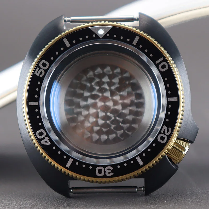 Accessori Per Cassa Dell'Orologio In Acciaio Inossidabile Da 44Mm Cassa Per Tonno Mod Skx 6105 Skx 007 6105 Per Seiko Nh34 Nh35 Nh36 38 Movimento Quad