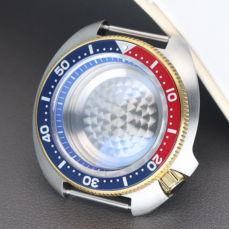 44Mm Cassa Dell'Orologio Zaffiro Glassl Cassa Del Tonno Mod Skx 007 Skx 013 6105 Adatto Per Seiko Nh34 Nh35 Nh36 Nh38 Movimento 28.5Mm Quadrante