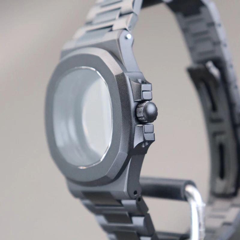 Cassa Dell'Orologio In Acciaio Inossidabile 316L Di Alta Qualità Da 39.5Mm E Cinturino Nautilus Mod Per Seiko Nh34 Nh35 Nh36 Nh38 Quadrante Del Movime