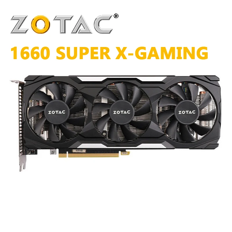 Zotac Geforce Gtx 1660 Schede Grafiche Super X-Gaming Mappa Gpu Per Nvidia Gtx1660S 6Gb 12Nm 1660 Gtx 1660 S Videogiochi Usati