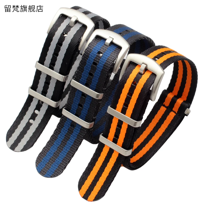 Cinturino Per Orologio In Nylon Nato 20Mm 21Mm 22M Cinturino Per Paracadute Per Ruolo Tudor Seiko Omeg Seamaster Pilot Military Watch Band