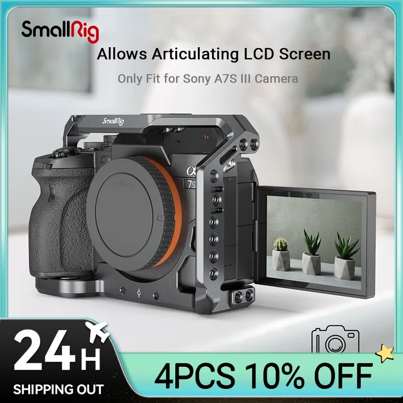 Smallrig Dslr Per A7S3 Camera Cage Rig A7Siii Gabbia Di Montaggio Per Sony Alpha 7S Iii Camera Cage A7Siii Cage Rig Set 2999