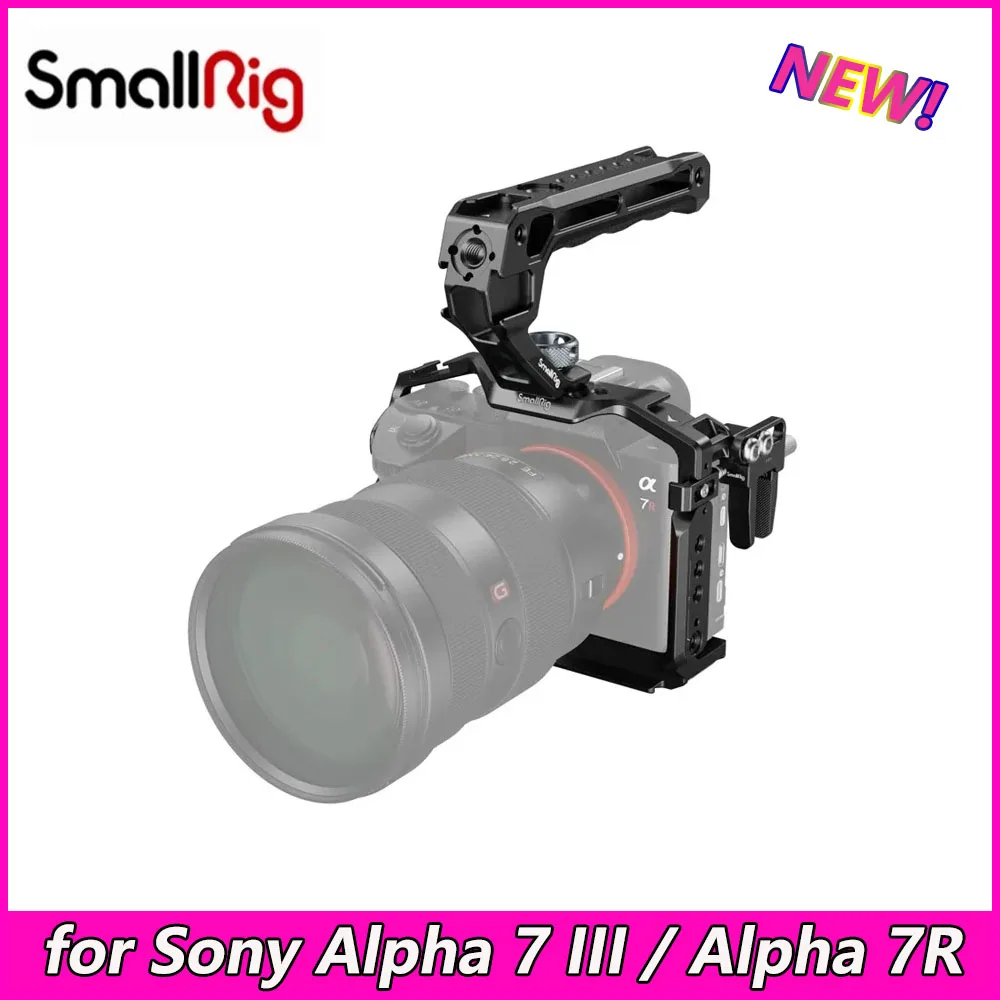 Kit Gabbia Smallrig Con Impugnatura Superiore Cavo Compatibile Hdmi Per Sony Alpha 7 Iii / Alpha 7R Iii Kit Palmare Portatile 4198