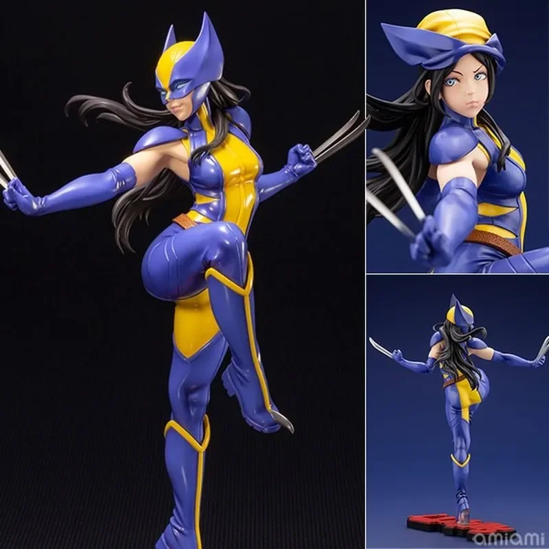 Original Wolf Marvel Figure Fortnite Marvel Pretty Girl Series Laura Kinney X-23 Action Figure L Toys For Children Model Toys