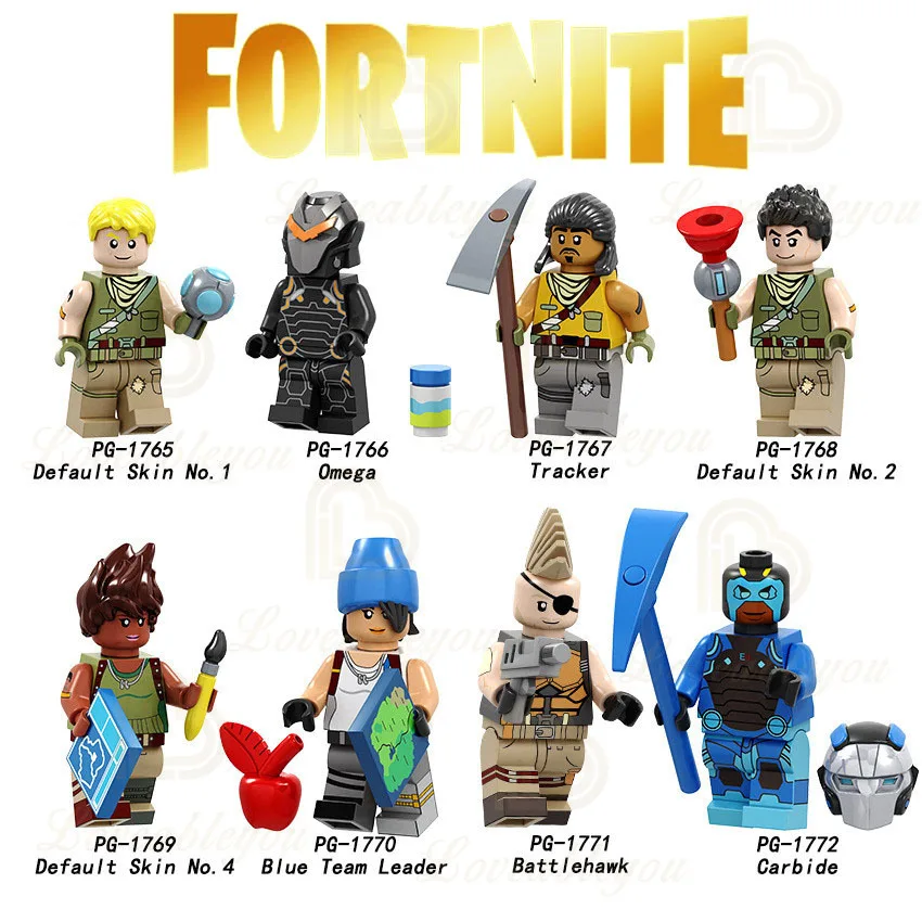 Fortnite Figure Model Toys 8Pcs Set Battle Royale Action Game Cartoon Kids Toy Minifigures Collezione Di Bambole Regalo Di Compleanno Per Ragazzo