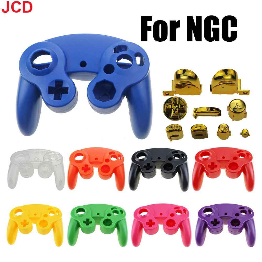 Jcd Per Gamecube Controller Shell Per Ngc Gamecube Console Controller Custodia Custodia Custodia Protettiva Gamepad Maniglia Cover Shell