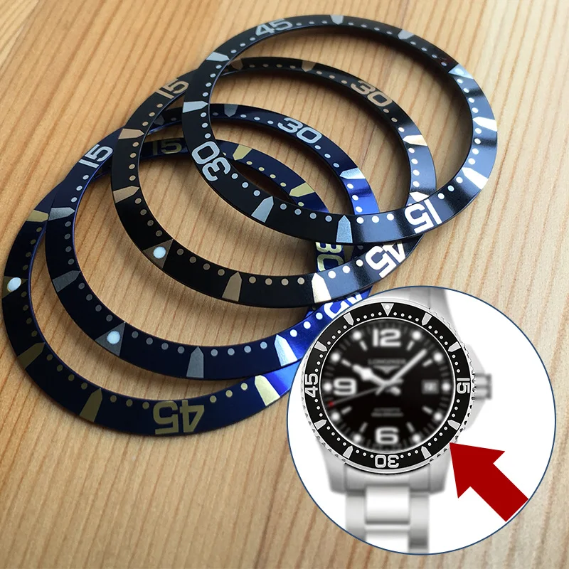 L3.742 Lunetta Per Orologio In Alluminio Per Orologio Automatico Longines Hydroconquest 41Mm