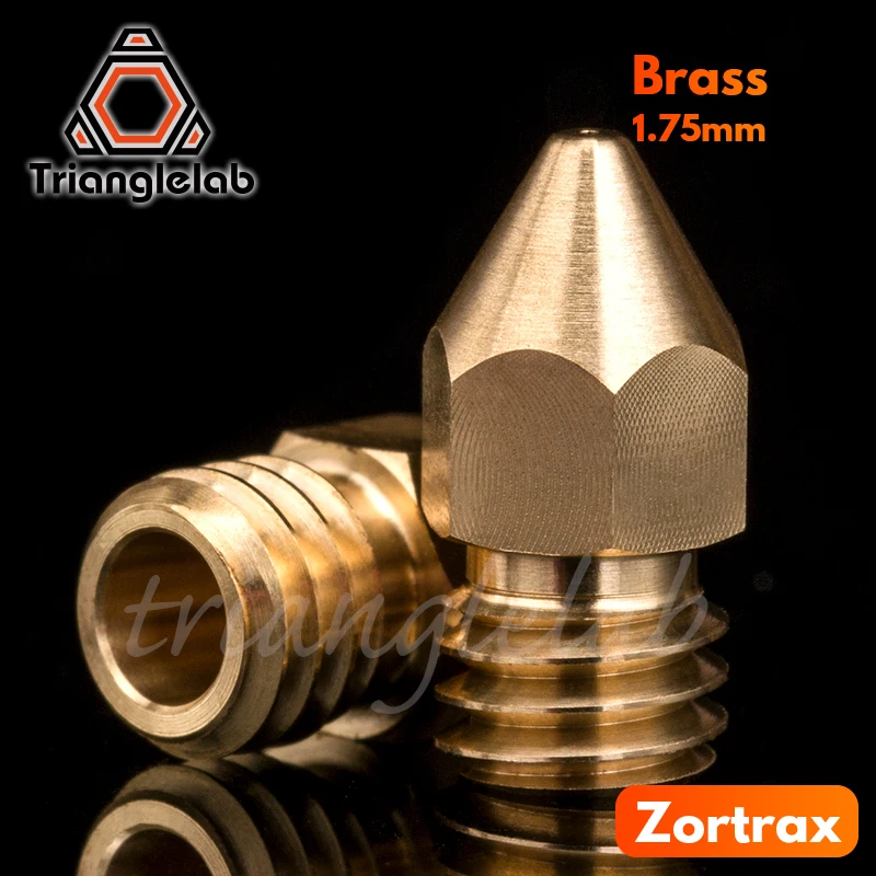Ctrianglelab Ugello In Ottone Zortrax Di Altissima Qualità Per Kit Hotend Zortrax M200 M300 Stampante 3D 1.75Mm Filettatura A Vite Estrusore M6
