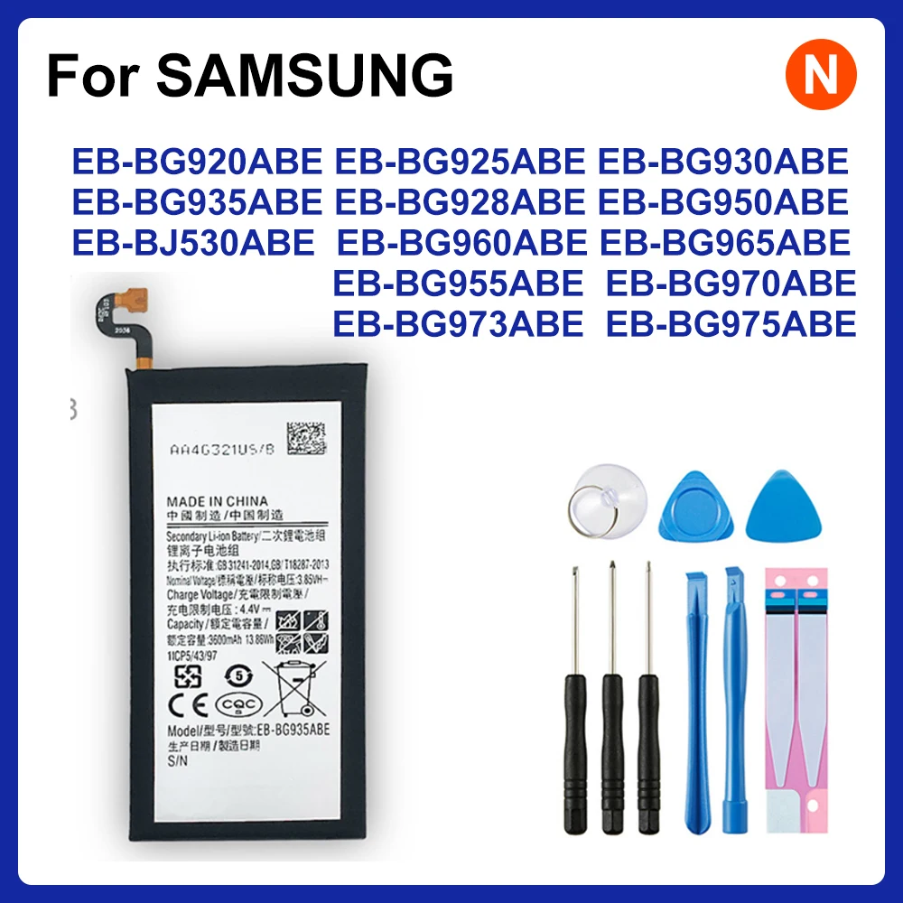 Per Batteria Samsung Per Samsung Galaxy S6 Edge/Plus S7 Edge S8 Plus + S9 Plus S10 S10E S10 Plus J5 Pro J7 Pro