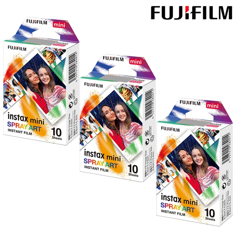 Fujifilm Instax Mini Film Instax Mini 11 12 Pellicola Spray Art Design Per Fuji Mini 11 8 9 7S 25 26 70 90 Fotocamera Istantanea Sp-1 Sp-2