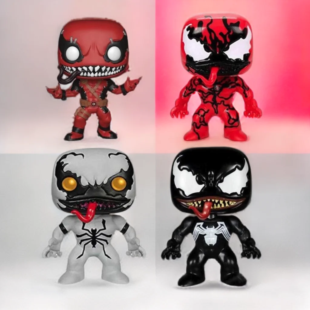 Amine Marvel Anti Venom Carnage Venompool Action Figure Bobble Head Giocattoli Modello Da Collezione