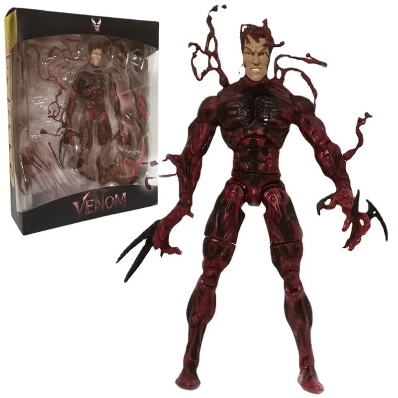 Marvel Venom Carnage Anime Figure Toys 21Cm Movie Venom 2 Carnage Bjd Figure Model Collection Toys Christmas Cool Gifts
