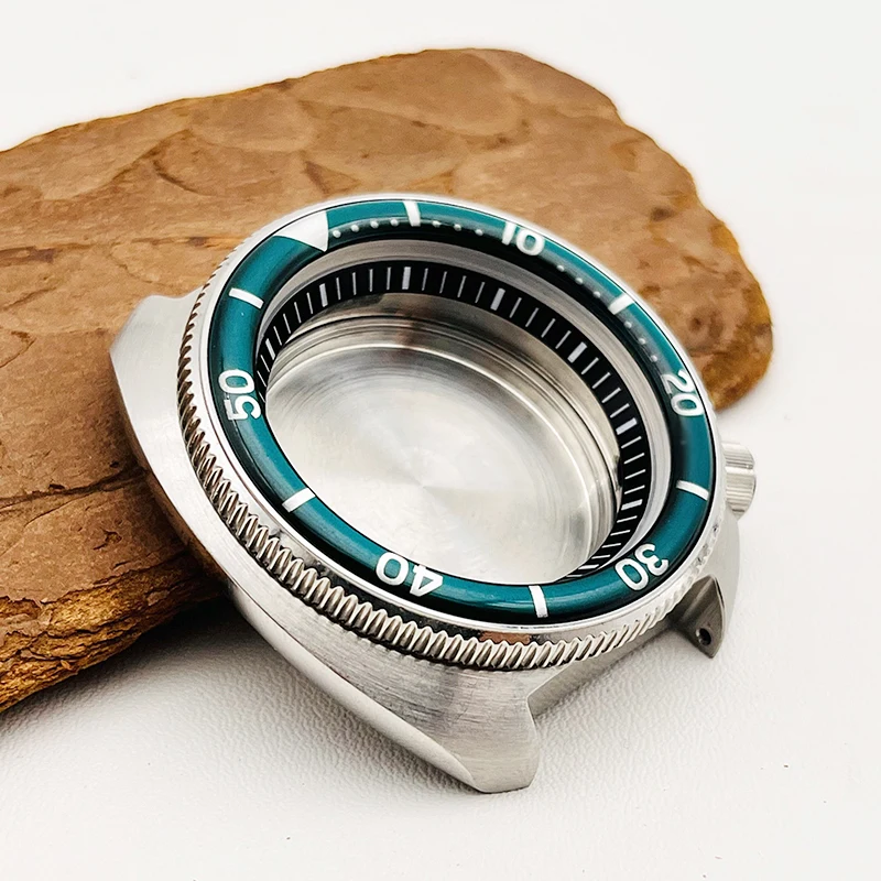 Mod Seiko Sea Turtle Abalone Sostituisci La Custodia Per Nh35 Nh36 Movement 6105 6309 Captain Willard Sapphire Glass Men Nh35 Custodie Per Orologi