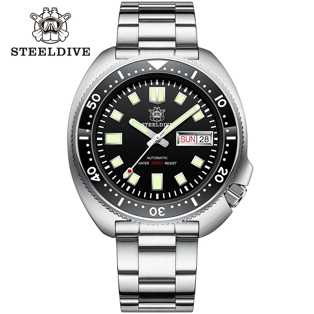 Steeldive 2021 Nuovo Arrivo Captain Willard Watch Nh36 Diver Orologi Zaffiro Orologio Meccanico Da Uomo Orologi Da Polso Automatici