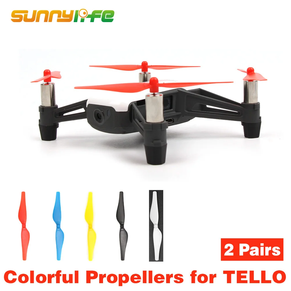 4 Pz/Set A Sgancio Rapido Eliche Per Dji Tello Edu Mini Drone Elica Ccw/Cw Puntelli Drone Accessori