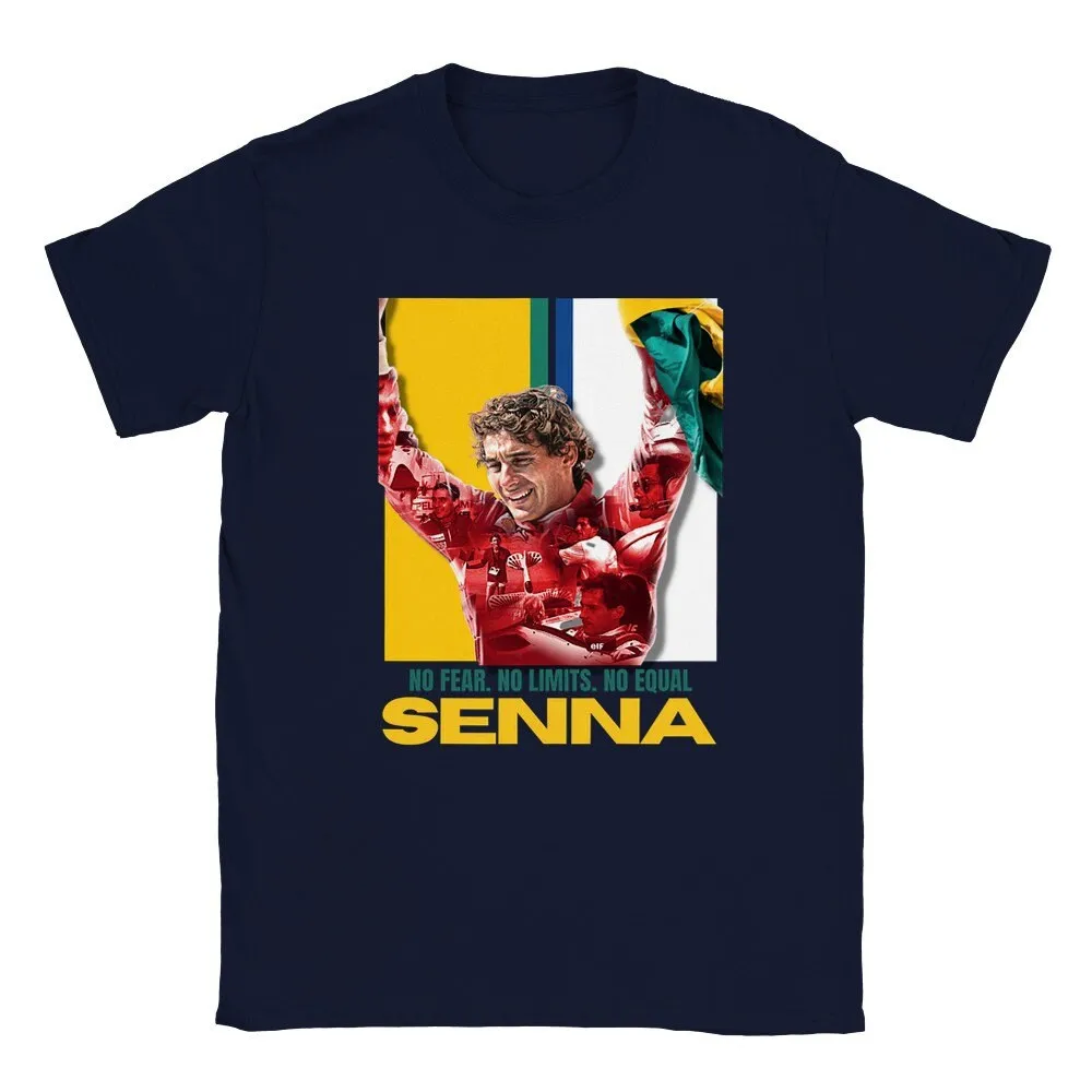 Ayrton Senna Tribute T-Shirt: Design Ispirato Alle Corse