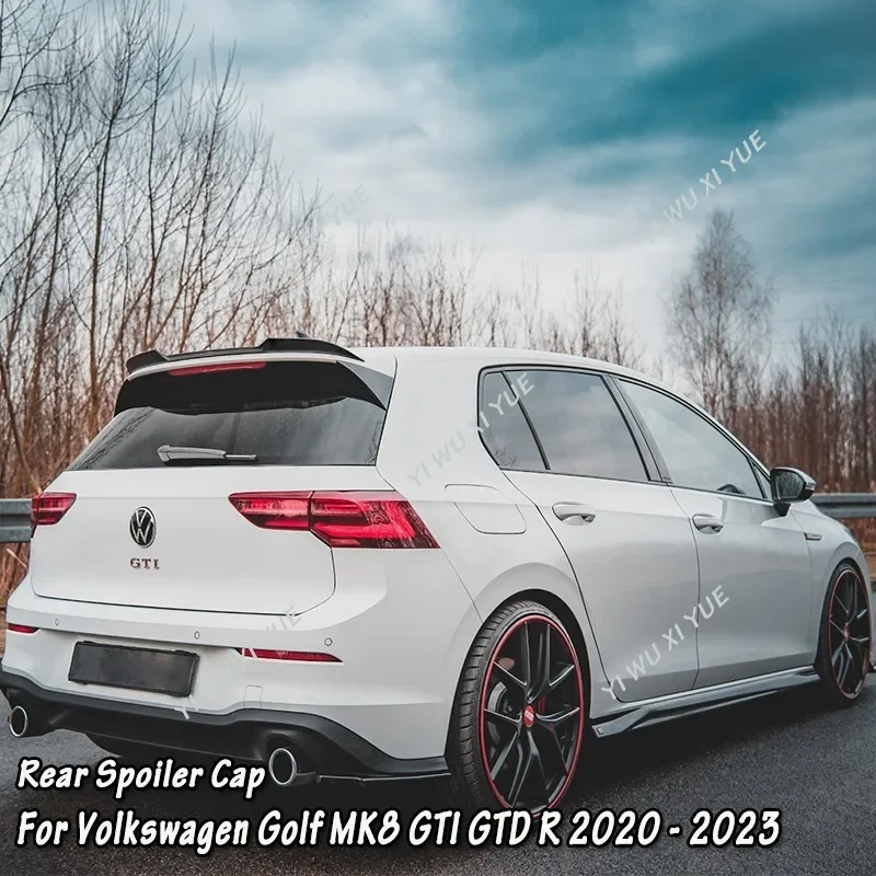 Per Volkswagen Vw Golf 8 Golf Mk8 Gti Gtd R Maxton Style Car Rear Roof Spoiler Wing Rea Spoiler Cap Trunk Decoration 2020-2023