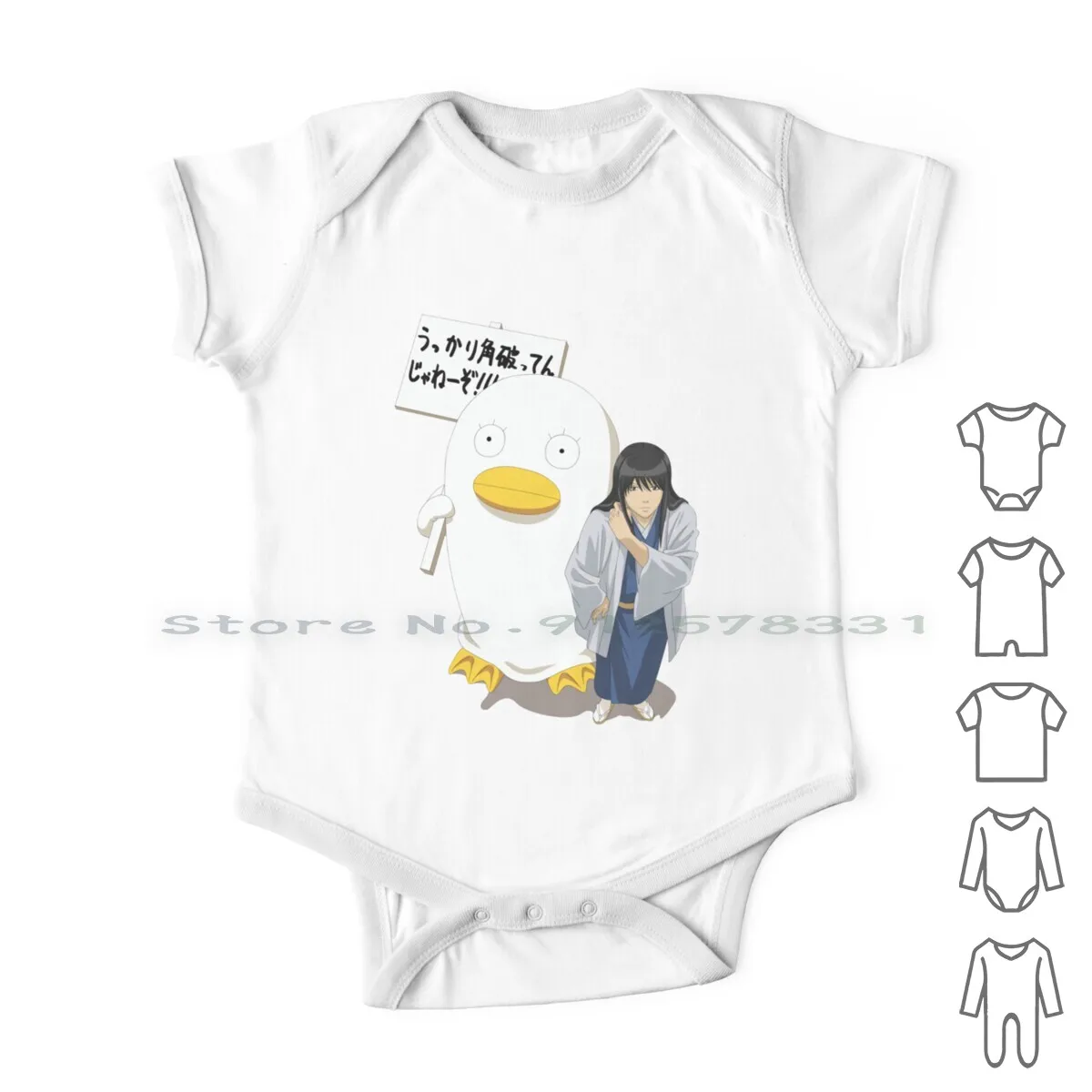 Gin Tama Duck Neonato Vestiti Pagliaccetti Tute Di Cotone Gintama Comics Japan Manga Happy Anime Funny Duck Cute Infant Long