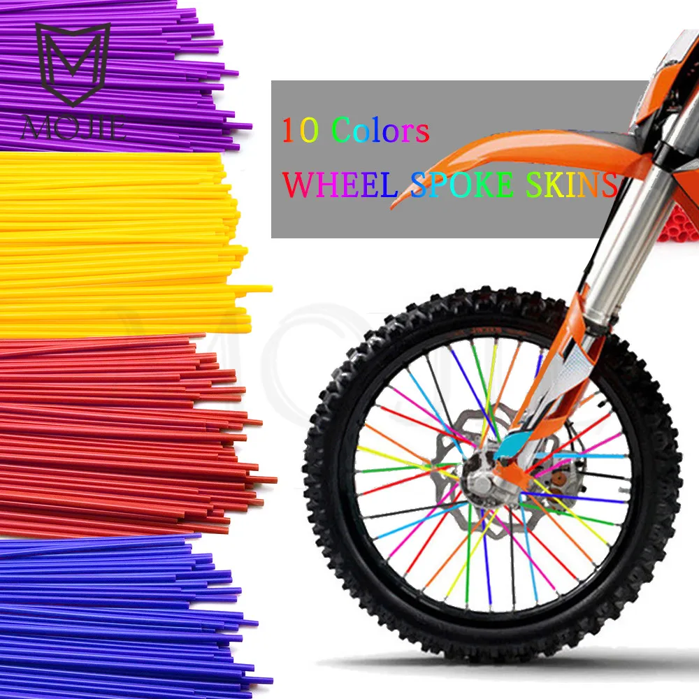 Moto Wheel Rim Raggi Della Copertura Skin Involucri Per Crf 450 Cr Crf Xr Xl 85 125 250 500 Exc F Dr Drz Rm Rmx Rmz 85 125 250 400 450