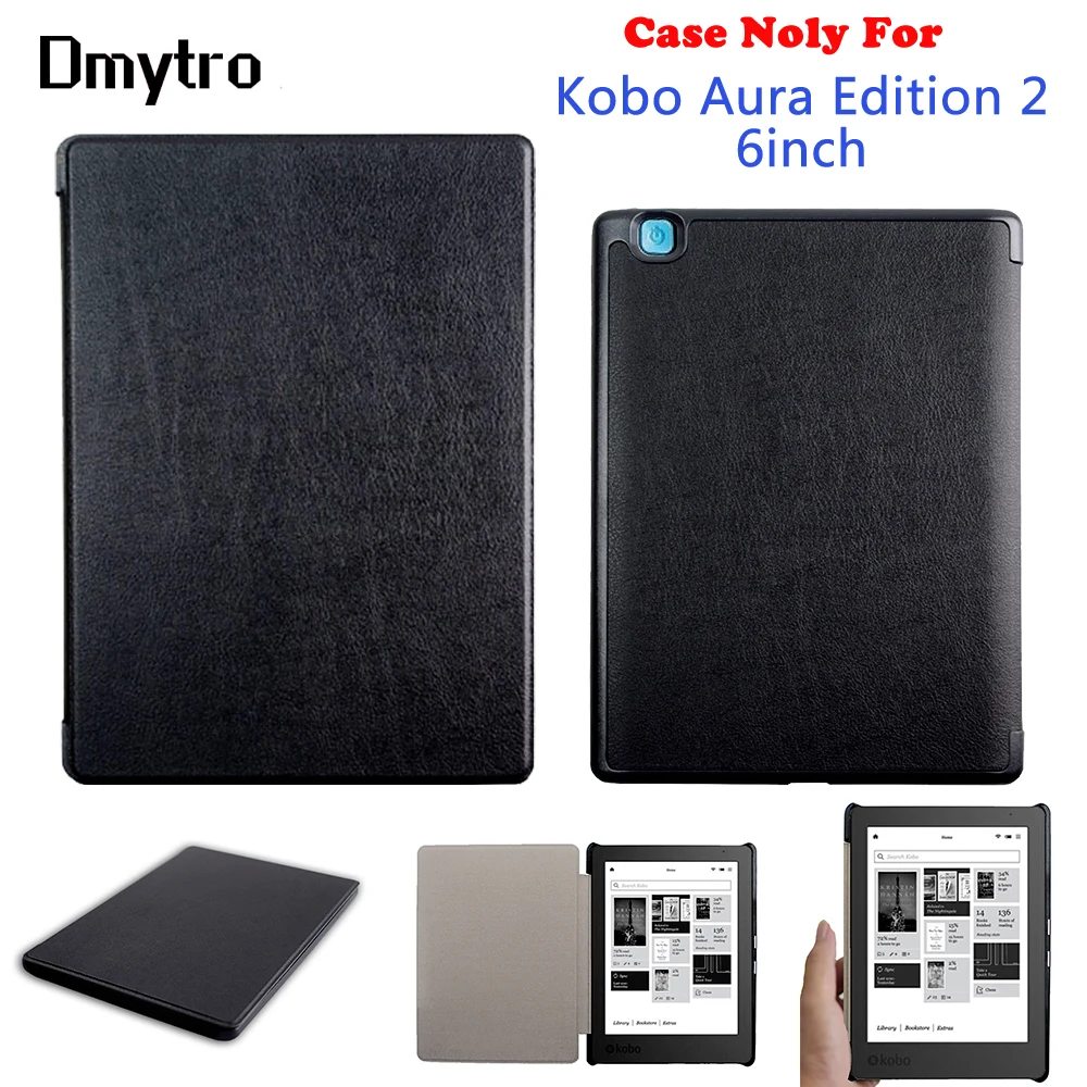 Dmytro Custodia In Pelle Pu Per Kobo Aura Edition 2 (6 ''-Inch) Ereader Magnetic Flip Smart Custodia Ultra Sottile Per Kobo Aura 2016