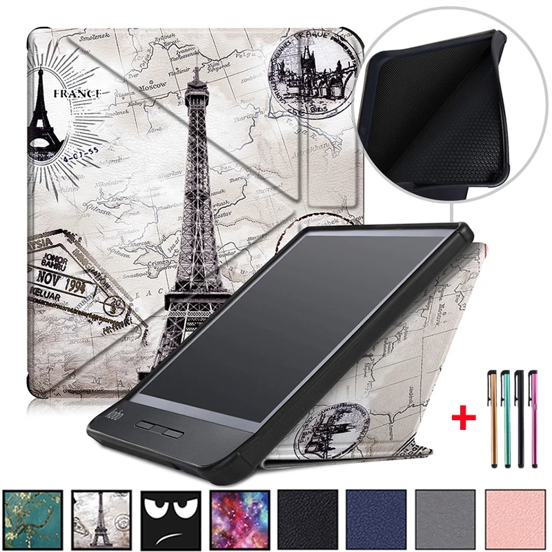 Custodia Per Kobo Libra H2O 2019 Release 7 Pollici Kobo Libra H20 Ereader Custodia Protettiva Funda Smart Stand Kobo Libra H2O Origami Case