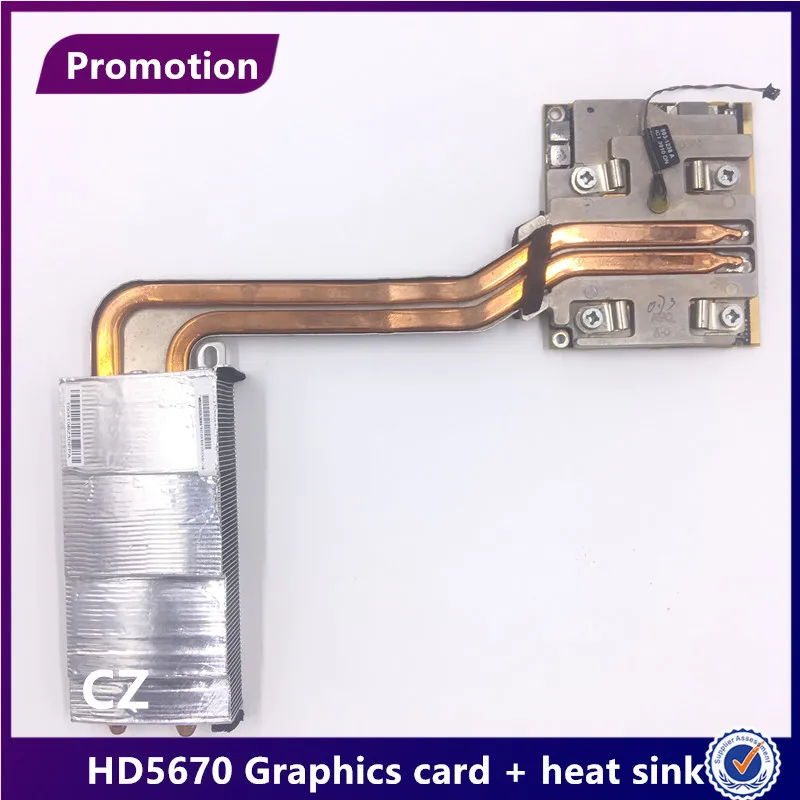 Per Imac 2010 A1312 A1311 Muslimfor Ati Radeon Hd 5670 Hd 5670M Hd5670 Hd5670M 512Mb Scheda Video Grafica + Dissipatore Di Calore