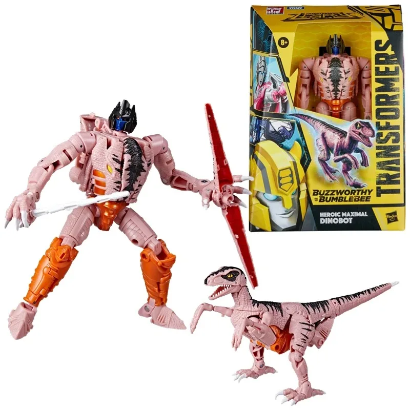 In Magazzino Transformers Legacy Eroic Maximal Dinobot Target Buzzworthy Bumblebee Voyager Action Figure Robot Collection Hobby Toy