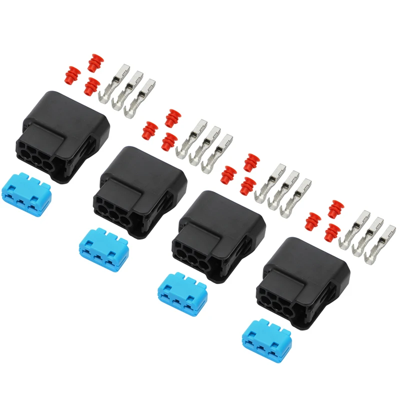 4X Per Honda K-Series K20 K24 3-Pin Bobina Di Accensione Pack Connettore Alloggiamento Spina Per Honda S2000 Accord Rsx Civic