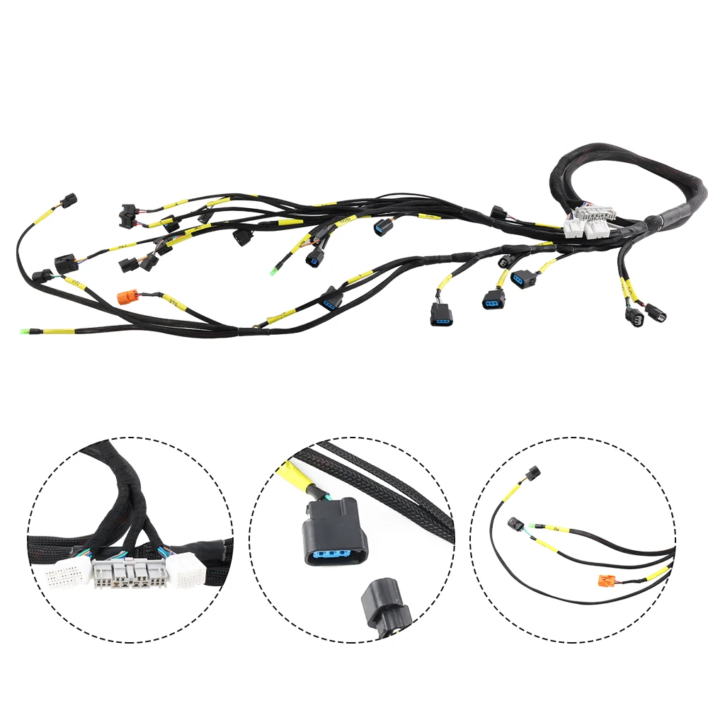 Racing Car K20 K24 K-Series Tucked Engine Harness For Honda Acura K-Swap Integra Crx Ek Eg 02-04 Rsx Type S