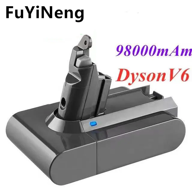 Dyson Dc62 Batterie 98000Mah 21,6V Batterie Agli Ioni Di Litio Fuir Dyson V6 Dc58 Dc59 Dc61 Dc62 Dc74 Sv07 Sv03 Sv09 Staubsauger Batterie