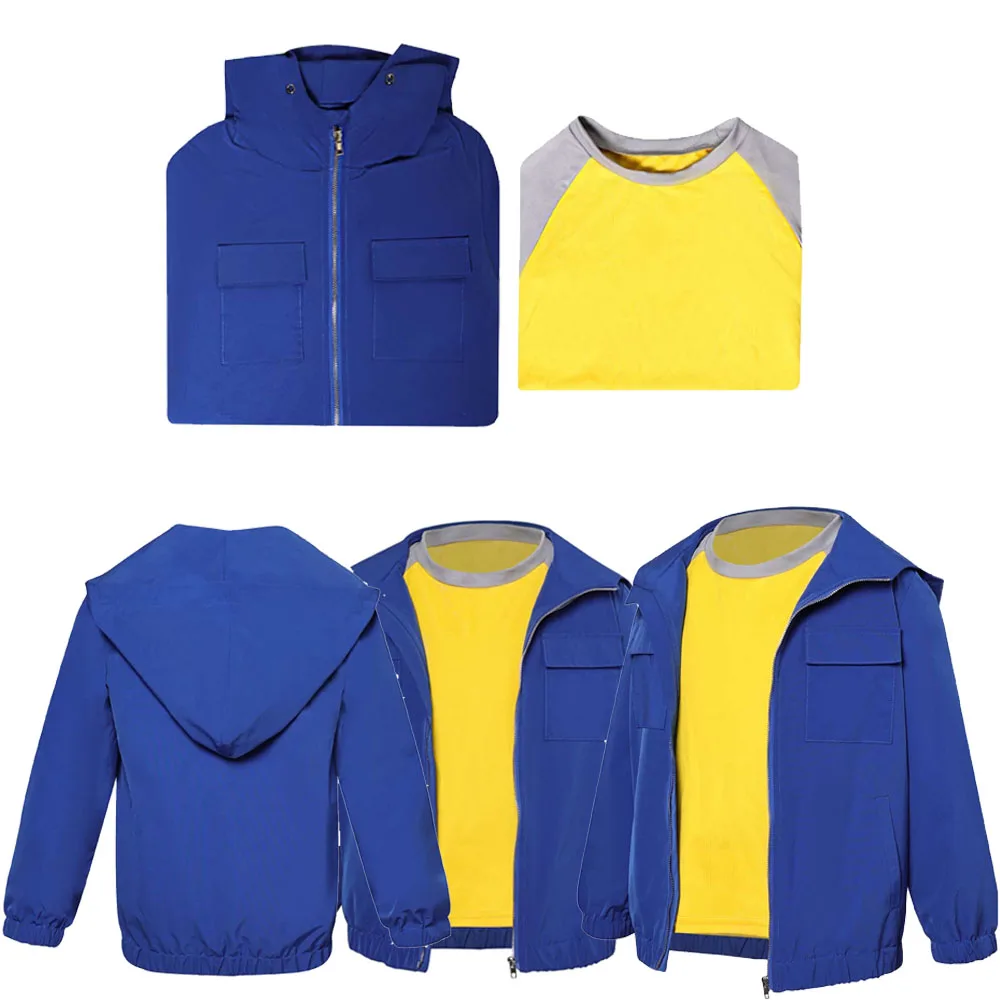 Bambini Bambini Jackson Coat Shirt Set Movie Bradley Outfits Grover Cos Underwood Costume Cosplay Halloween Carnival Party Suit