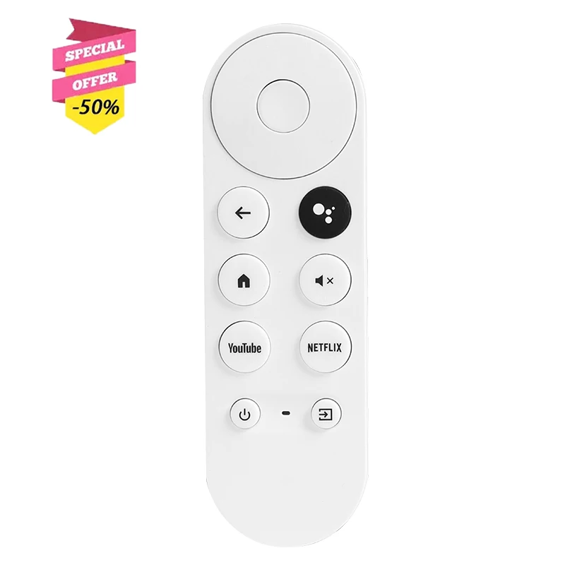 Telecomando Vocale G9N9N Compatibile Con Google Chromecast 4K Tv Controller Ga01409-Us Ga01919-Us Ga01920-Us Ga01923-Us