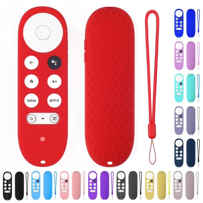 Custodia In Silicone Per Chromecast Per-Google Tv 2020 Cover Protettiva Antiurto Per Telecomando Vocale Chromecast 2020