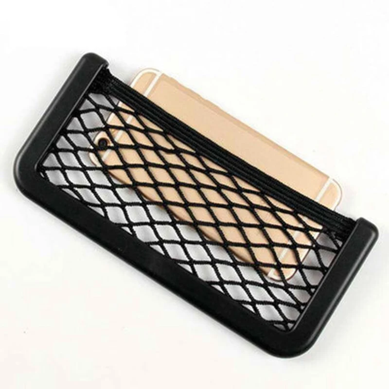 1 Pz Car Organizer Mesh Storage Bag Net Pocket Mobile Holder Per Dacia Duster Accessori 2023 Dodge Ram 1500 Accessori